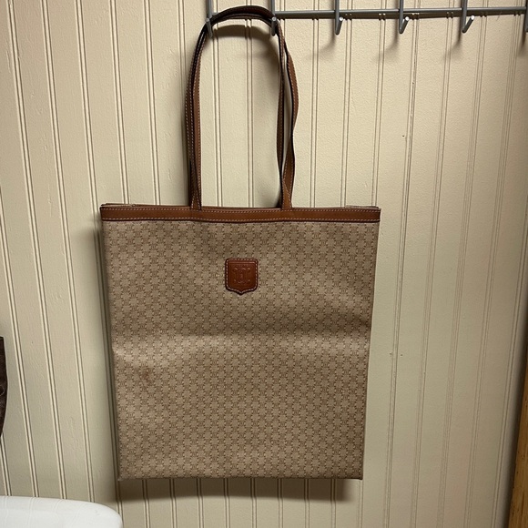 Celine Handbags - Celine Brown and Tan Tote Bag